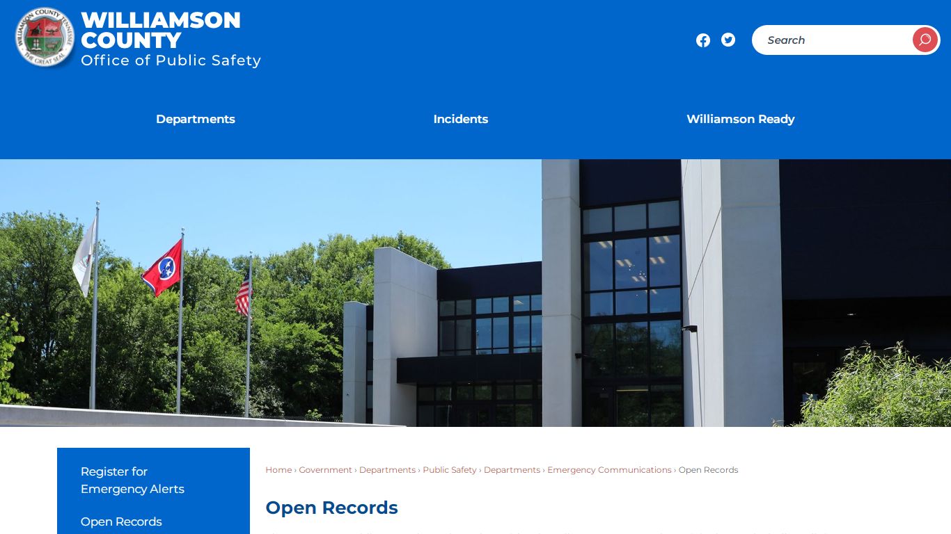 Open Records | Williamson County, TN - Official Site
